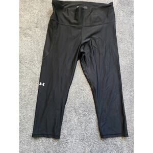 Under Armour Heatgear Black Compression Leggings Size Large